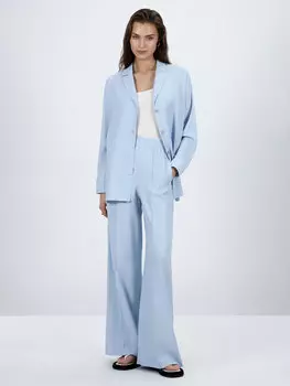 Оверсайз брюки в пижамном стиле