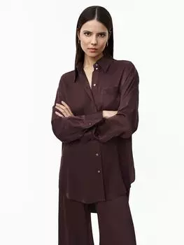 Оверсайз рубашка из вискозы