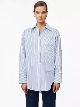 Оверсайз рубашка с акцентной деталью