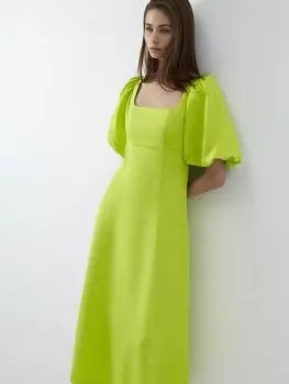 Платье из смесового льна