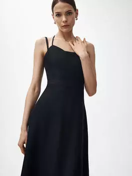 Платье из смесового льна