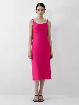 Платье-комбинация атласное