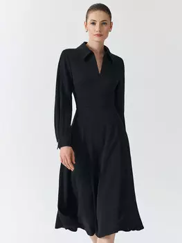 Платье на молнии спереди