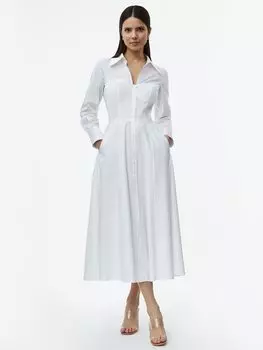 Платье-рубашка из хлопка