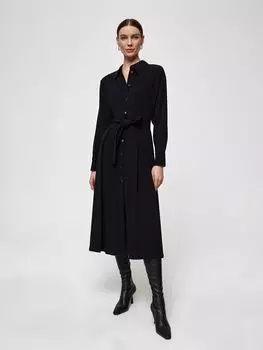 Платье-рубашка из вискозы