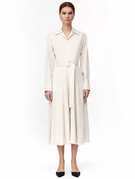 Платье-рубашка с поясом