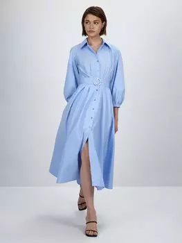 Платье-рубашка с поясом