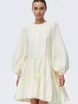 Платье с объемным подолом