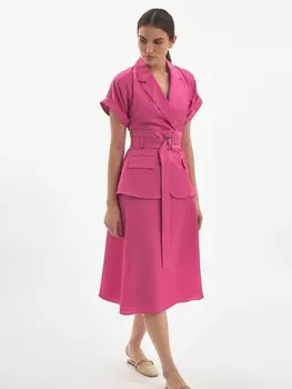 Платье со съемной баской