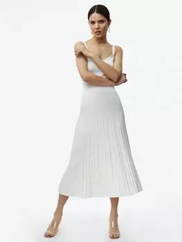 Плиссированная юбка из вискозы