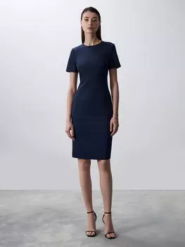 Приталенное платье из смесовой шерсти