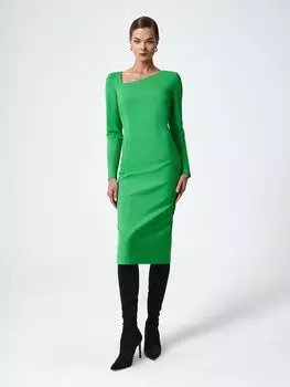 Приталенное платье-миди