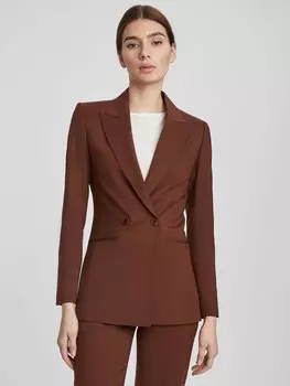 Приталенный жакет из шерсти