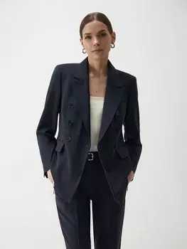 Приталенный жакет из шерсти