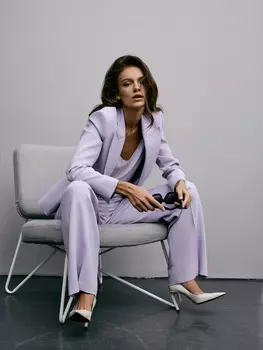 Приталенный жакет из вискозы