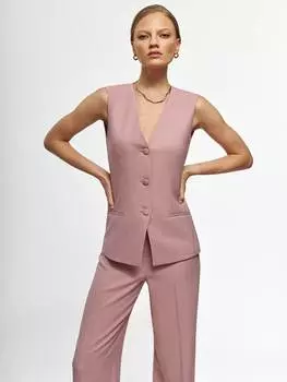 Приталенный жилет из шерсти