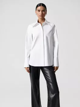 Прямая рубашка из хлопка