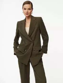 Прямой двубортный жакет