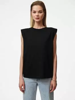 Прямой топ без рукавов