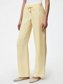 Прямые брюки на резинке