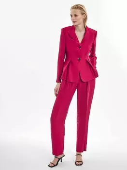 Прямые брюки на талии