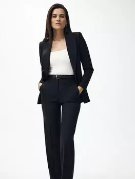 Прямые брюки с добавлением шерсти