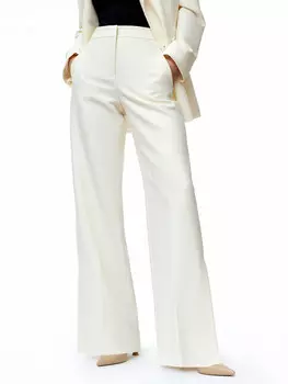 Прямые брюки с разрезами