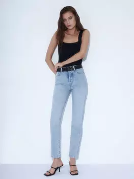 Прямые джинсы