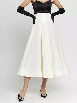 Пышная юбка со складками