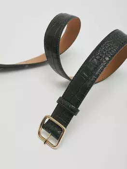 Ремень из кожи с тиснением