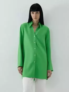 Рубашка оверсайз из натурального льна