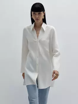 Рубашка оверсайз из натурального льна