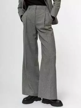 Широкие брюки из шерсти