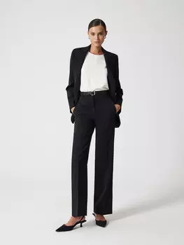 Широкие брюки из шерсти