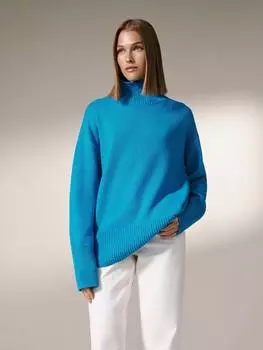 Свитер из шерсти и хлопка