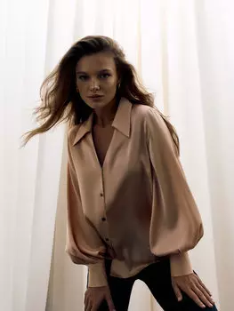 Свободная блуза из вискозы