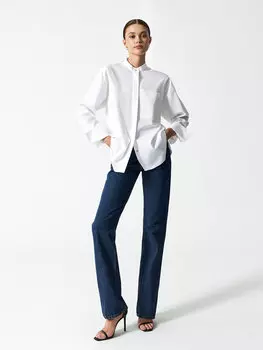 Свободная рубашка из хлопка