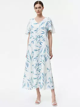 Свободное платье изо льна