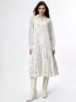 Свободное платье-рубашка