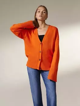 Свободный кардиган из смесовой шерсти