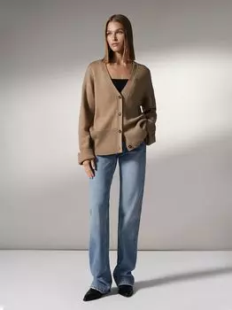 Свободный кардиган из смесовой шерсти