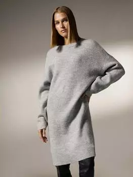 Трикотажное платье из смесовой шерсти