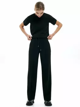 Трикотажные брюки на завязках