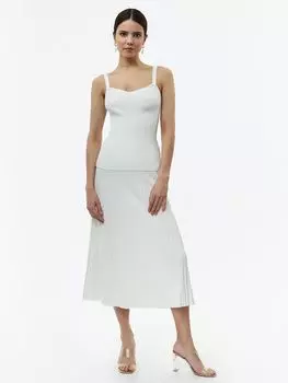 Трикотажный топ на лямках