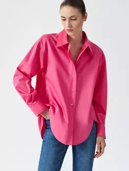 Удлиненная рубашка оверсайз