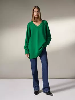 Удлиненный пуловер