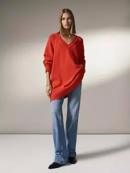 Удлиненный пуловер