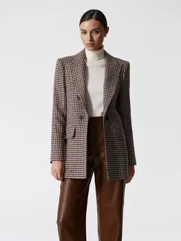 Удлиненный жакет без застежки