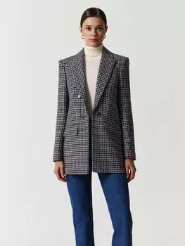 Удлиненный жакет без застежки