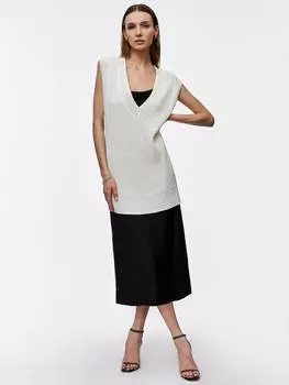 Удлиненный жилет из вискозы